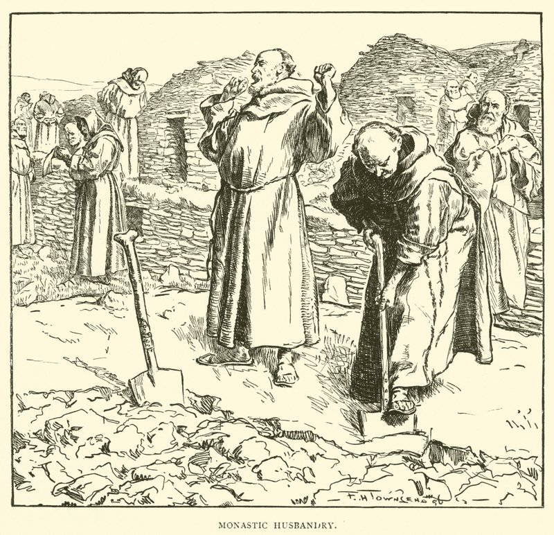 Agricoltura monastica da Frederick Henry Townsend