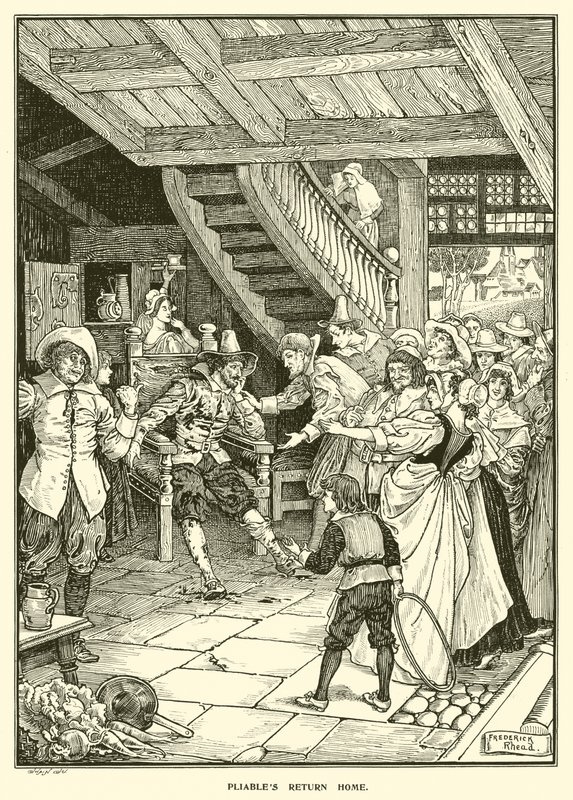 Il Ritorno di Pliable a Casa da Frederick Hurten Rhead