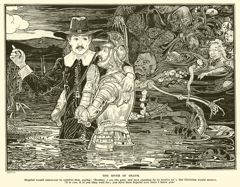 Il fiume della morte da Frederick Hurten Rhead