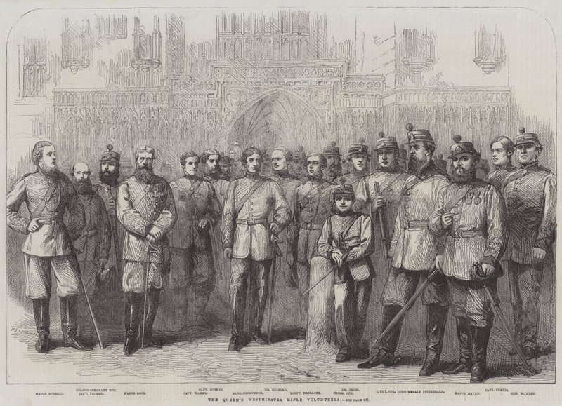 I volontari del fucile della regina di Westminster da Frederick John Skill