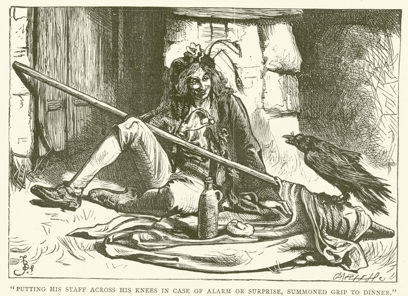 Illustrazione per Barnaby Rudge da Frederick L. Bernard