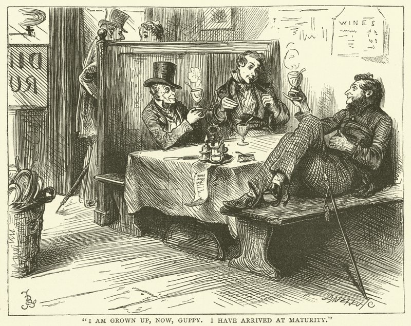 Illustrazione per Casa Desolata da Frederick L. Bernard