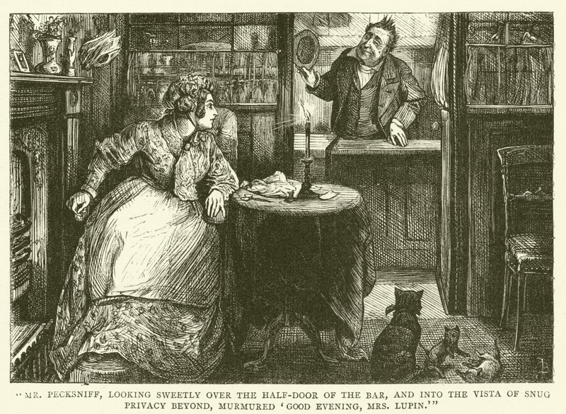 Illustrazione per Martin Chuzzlewit da Frederick L. Bernard
