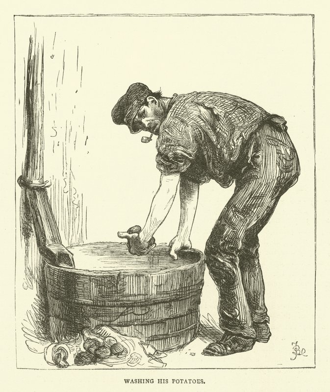 Lavando le sue patate da Frederick L. Bernard