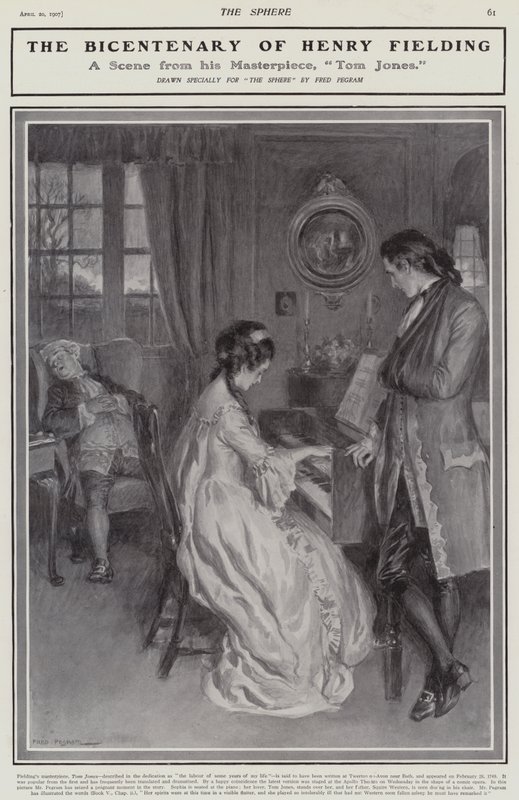 Una scena da Tom Jones di Henry Fielding da Frederick Pegram