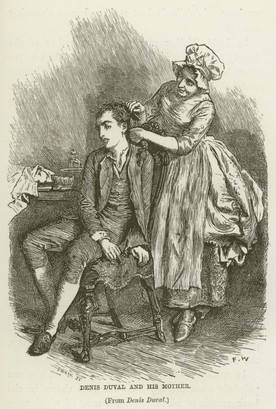 Denis Duval e sua madre da Frederick Walker