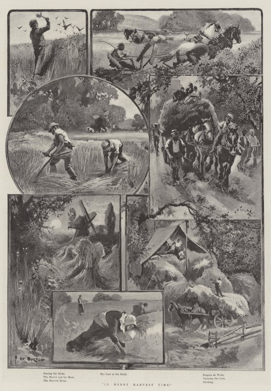 Nel tempo del raccolto allegro da Frederick William Burton