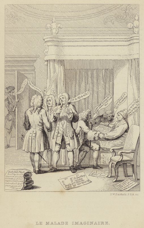 Le Malade Imaginaire: satira che raffigura l
