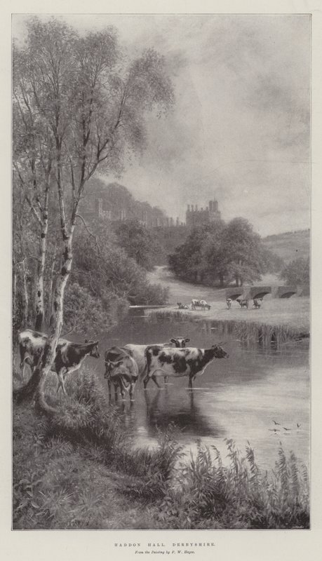 Haddon Hall, Derbyshire da Frederick William Hayes