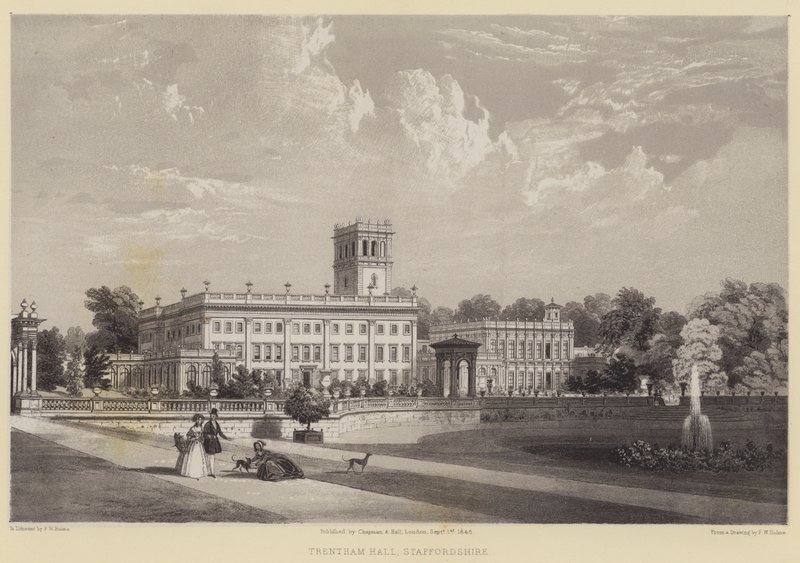 Trentham Hall, Staffordshire da Frederick William Hulme