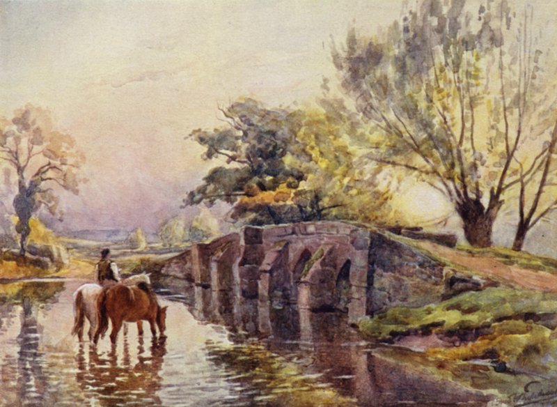 Hampton-in-Arden, Ponte Packhorse da Frederick William Newton Whitehead