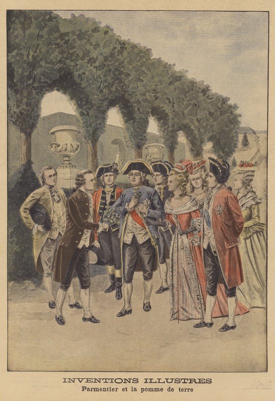 Antoine-Auguste Parmentier, promotore francese della patata come fonte di cibo da French School