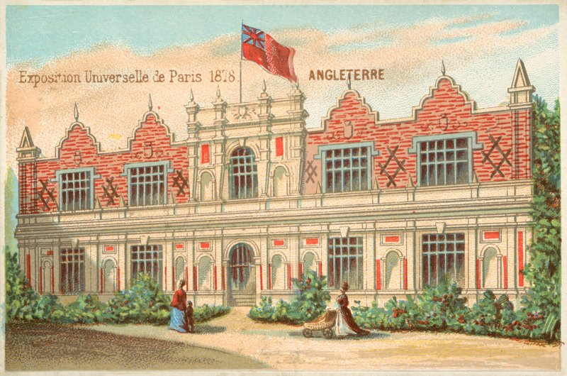 Padiglione britannico, Esposizione Universelle, 1878 da French School