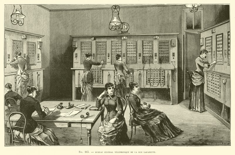 Ufficio centrale telefonico di Rue Lafayette da French School