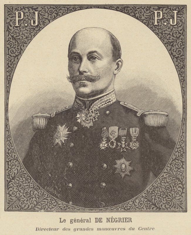 Generale de Negrier, direttore delle grandi manovre dell