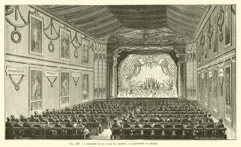 Interno della sala del teatro, all