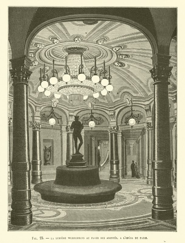 La luce Werdermann al foyer degli abbonati, all