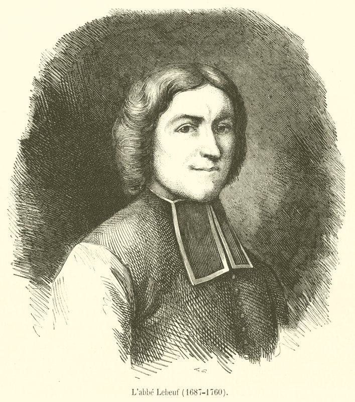 Labbe Lebeuf, 1687-1760 da French School
