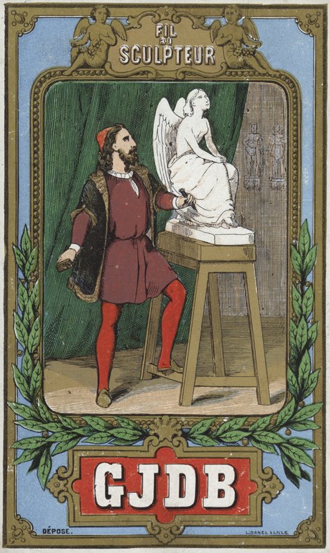 Etichetta per il filo dello Scultore da French School