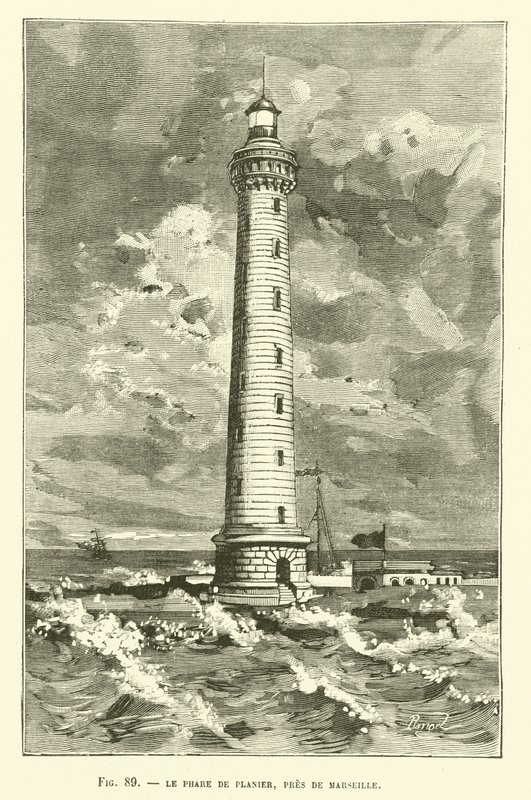 Il faro di Planier, vicino a Marsiglia da French School