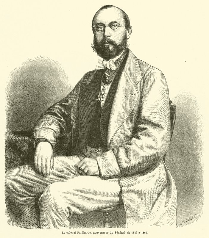 Il colonnello Faidherbe, governatore del Senegal dal 1854 al 1861 da French School