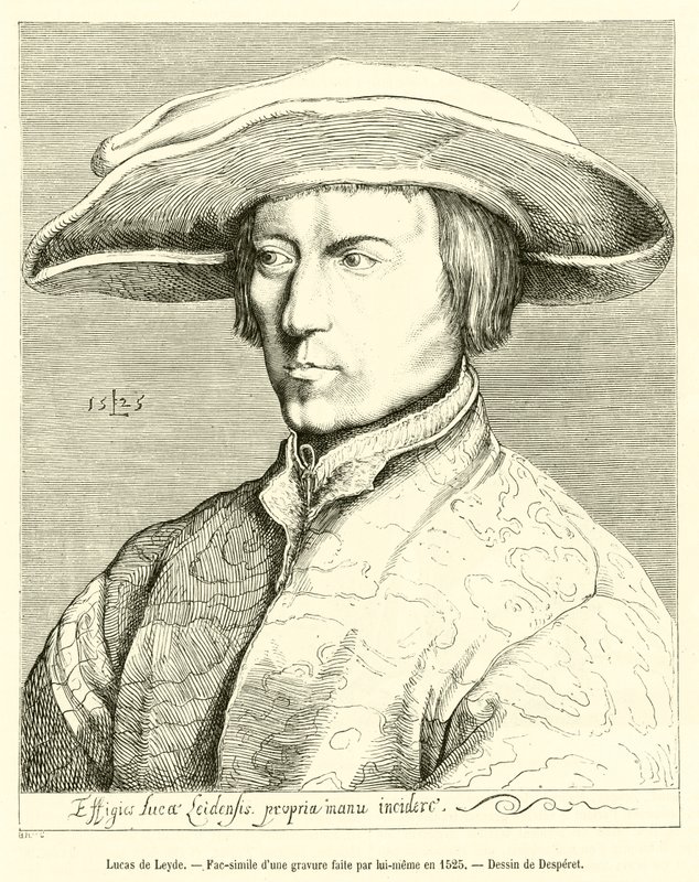 Lucas de Leyde, Fac-simile di un