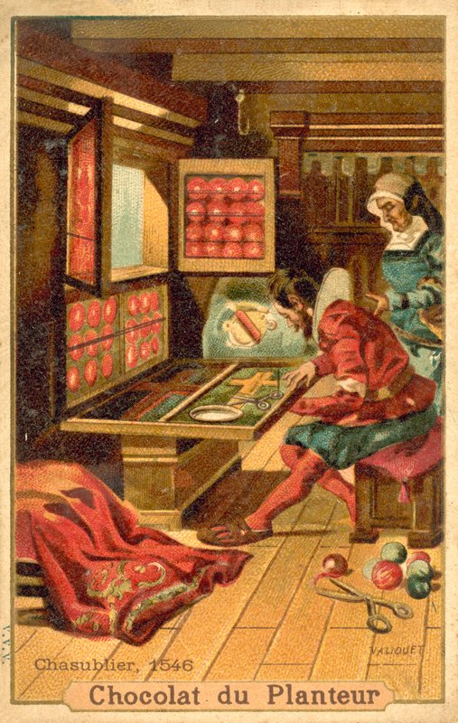 Fabbricante di casule, 1546 da French School