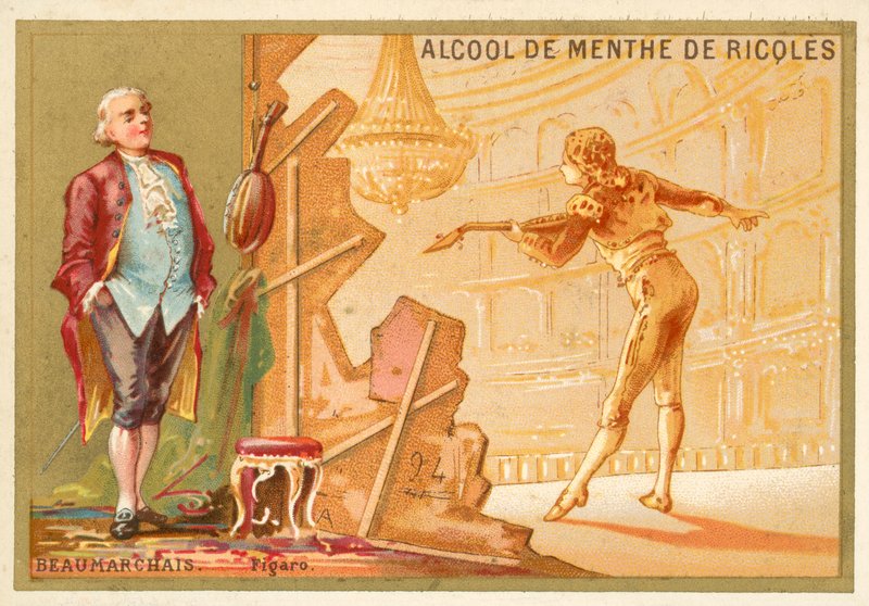 Pierre Beaumarchais, drammaturgo francese, e la sua creazione, Figaro da French School
