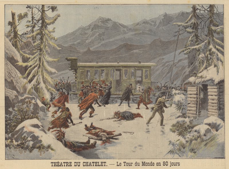 Produzione di Il giro del mondo in ottanta giorni al Théâtre du Châtelet da French School