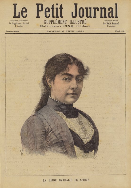 Regina Natalie di Serbia da French School