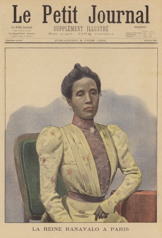 Regina Ranavalo del Madagascar a Parigi da French School