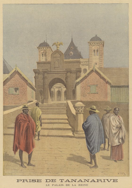 Palazzo Reale di Antananarivo, Madagascar da French School