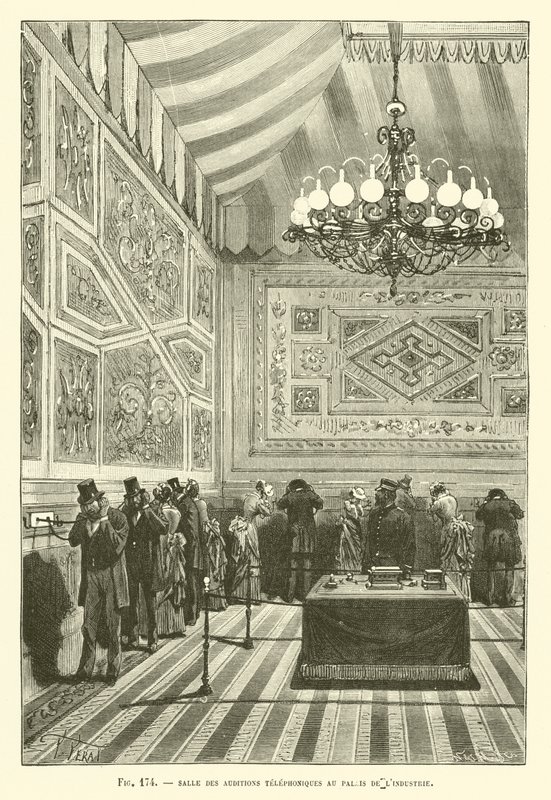 Sala delle audizioni telefoniche al Palais de l