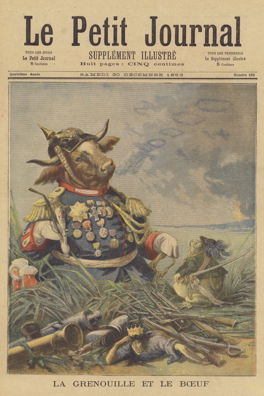 La rana e il toro da French School