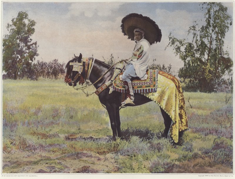 Un tunisino a cavallo da French Photographer