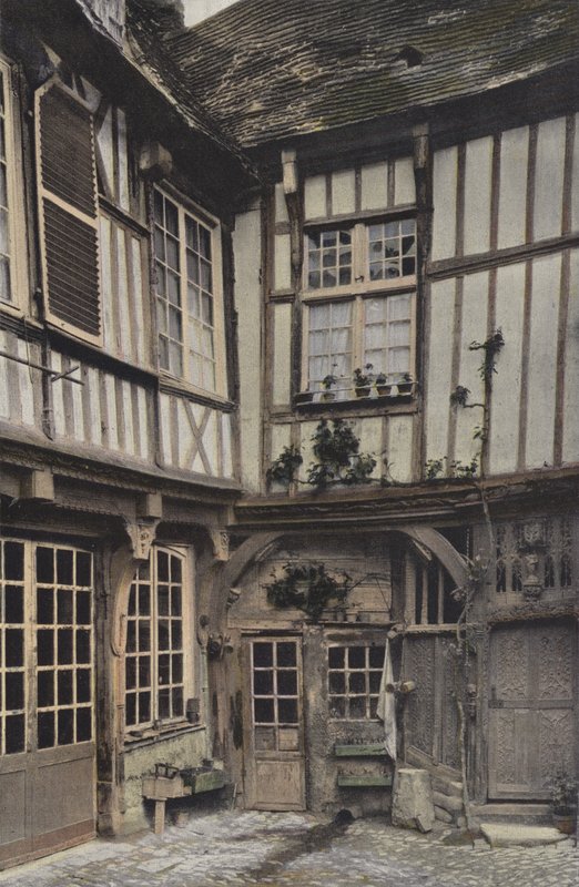 Abbeville, Casa detta di Francesco Primo (cortile interno) da French Photographer
