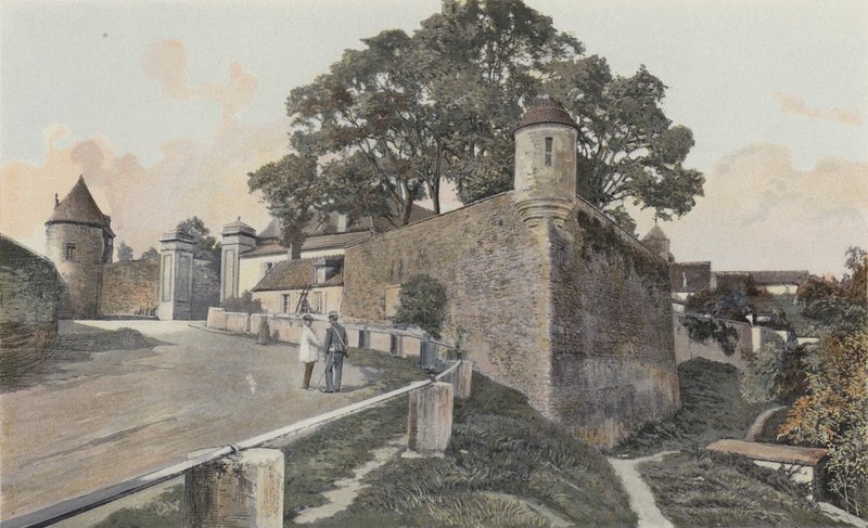 Avallon, Vecchie fortificazioni da French Photographer