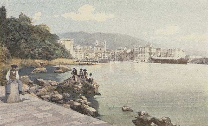 Bastia, Vista del vecchio Porto e della città da French Photographer