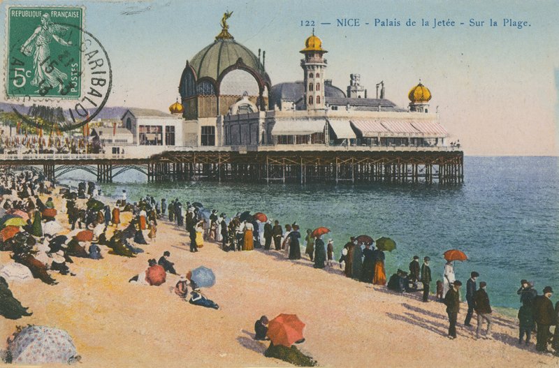Spiaggia e Palais de la Jetée, Nizza da French Photographer