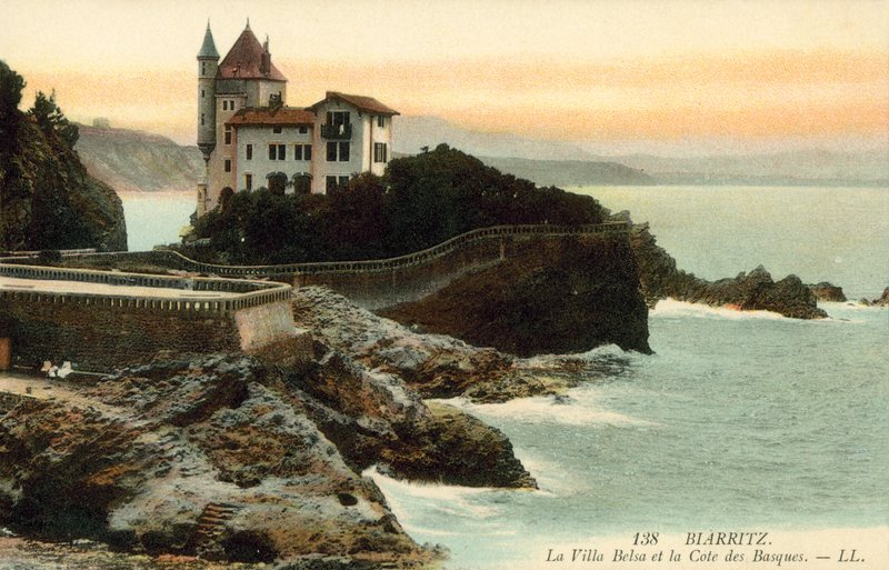 Biarritz, Villa Belsa, la Côte des Basques da French Photographer
