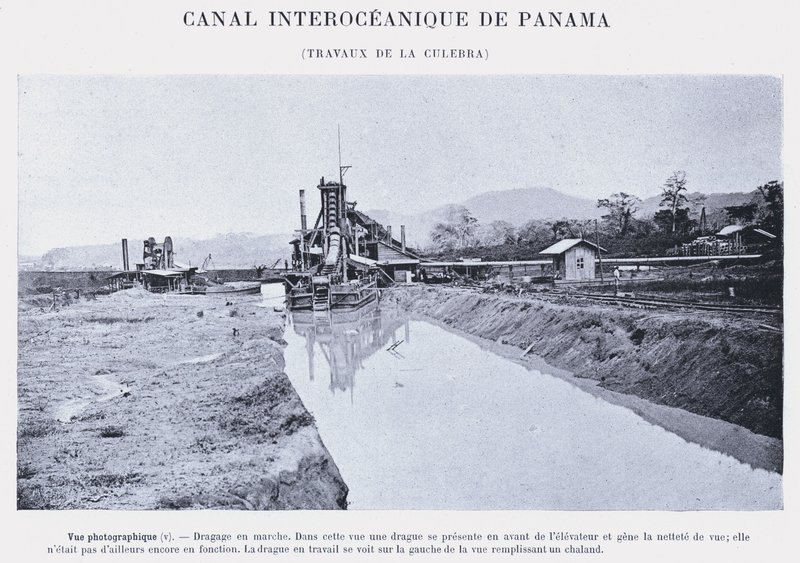 Canale Interoceanico di Panama, Lavori della Culebra da French Photographer