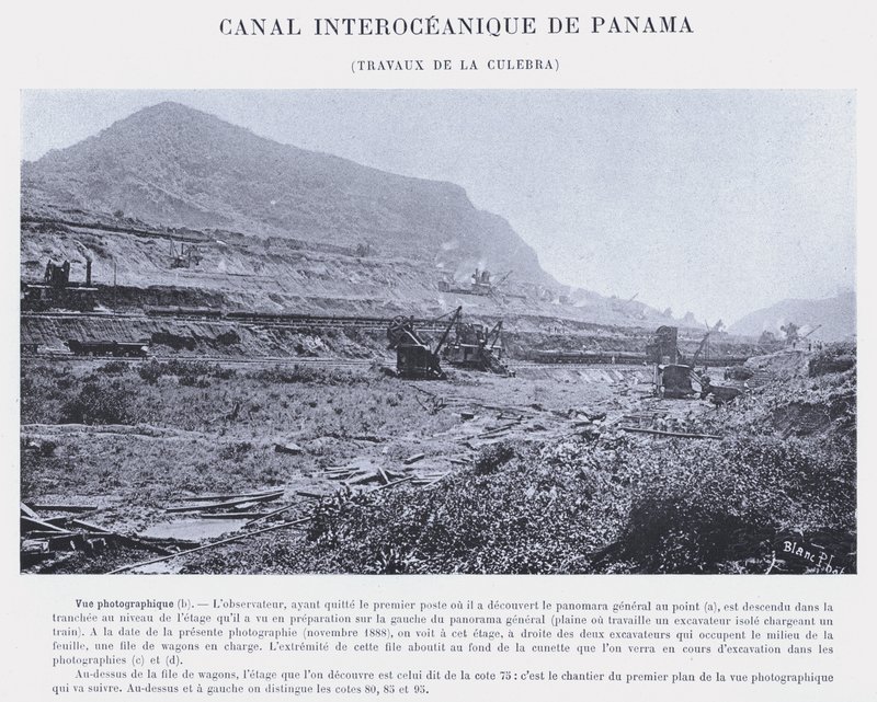 Canale Interoceanico di Panama, Lavori della Culebra da French Photographer