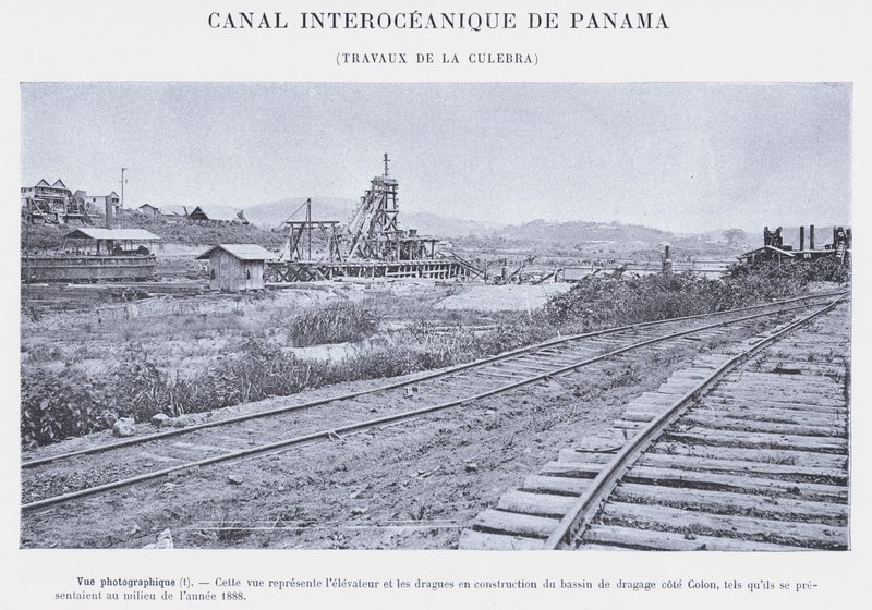 Canale Interoceanico di Panama, lavori di La Culebra da French Photographer