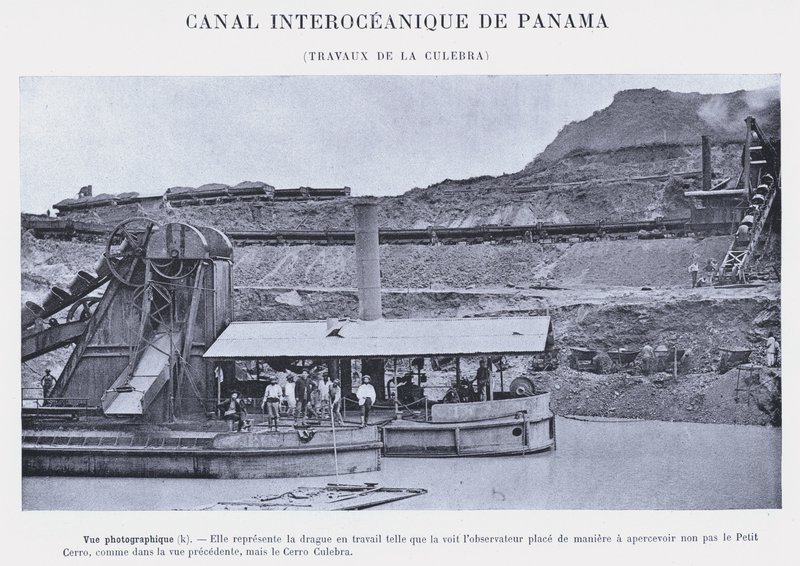 Canale Interoceanico di Panama, lavori di La Culebra da French Photographer