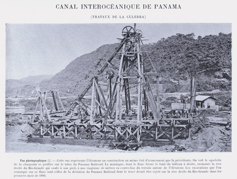Canale Interoceanico di Panama, lavori di La Culebra da French Photographer