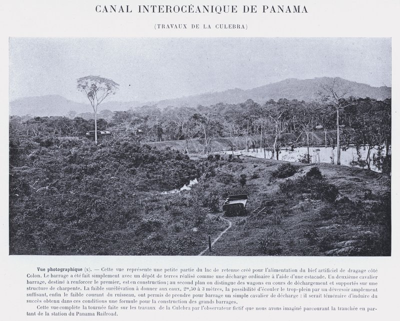 Canale Interoceanico di Panama, Lavori di La Culebra da French Photographer