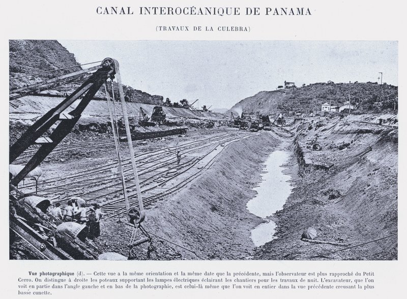 Canale Interoceanico di Panama, Lavori di La Culebra da French Photographer