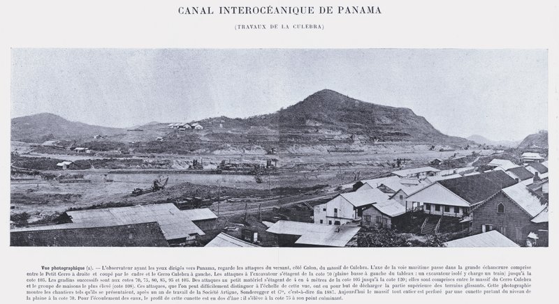 Canale Interoceanico di Panama, Lavori di La Culebra da French Photographer