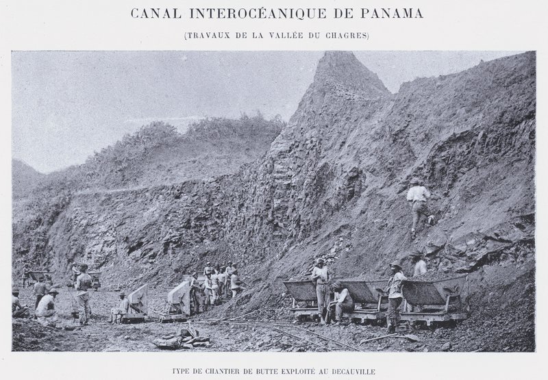 Canale Interoceanico di Panama, Lavori della Valle del Chagres da French Photographer