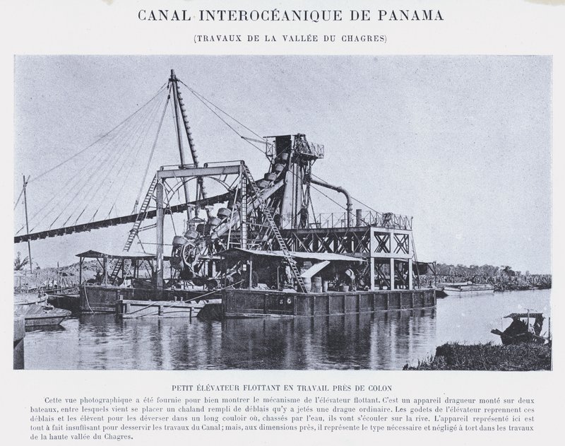 Canale Interoceanico di Panama, Lavori della Valle del Chagres da French Photographer